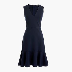 J. Crew V-neck sheath dress in recycled stretch